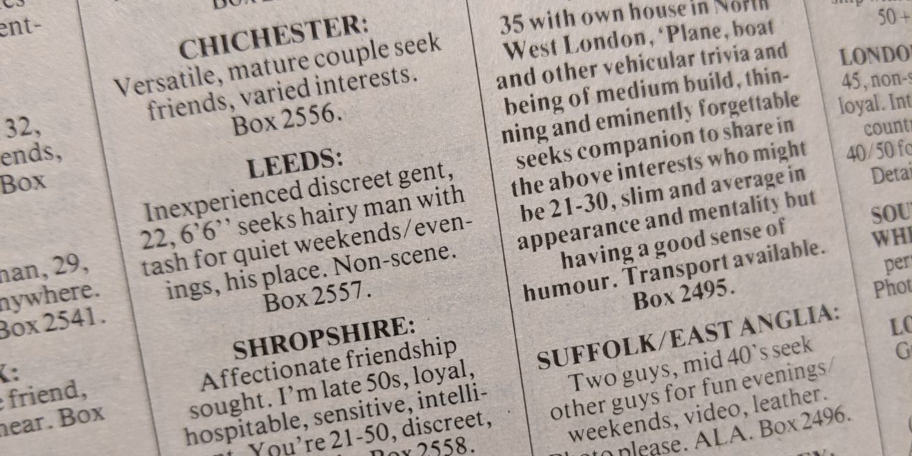 Male on male sex in Leeds