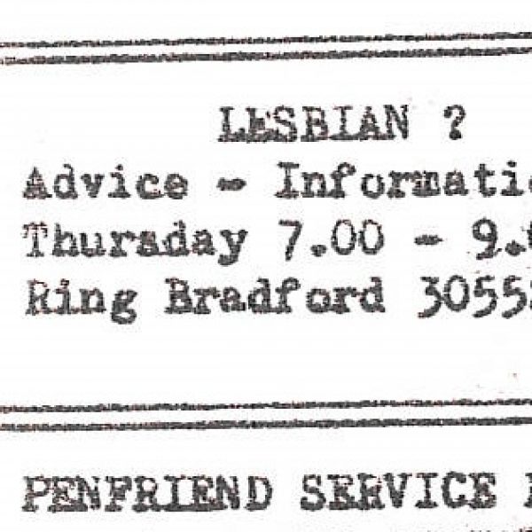 Bradford's lesbian scene