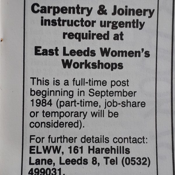 The Women's Workshop in Leeds