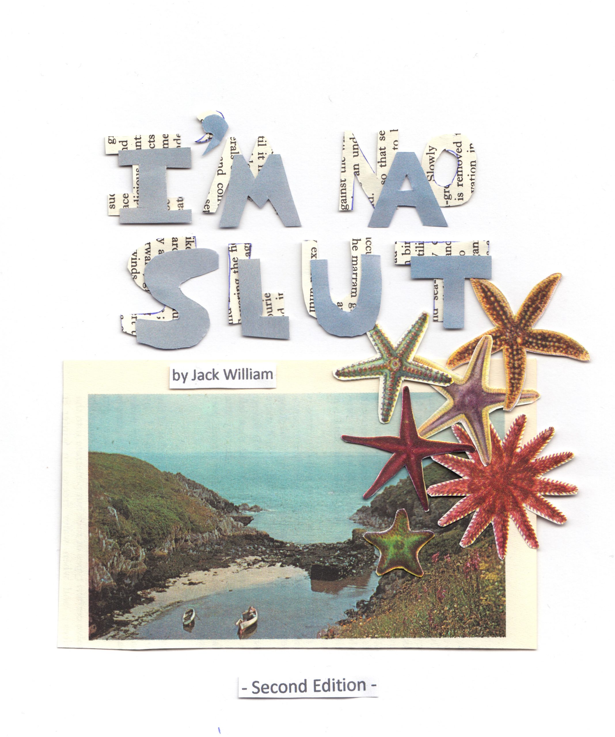 Front cover of a zine called I'm a Slut