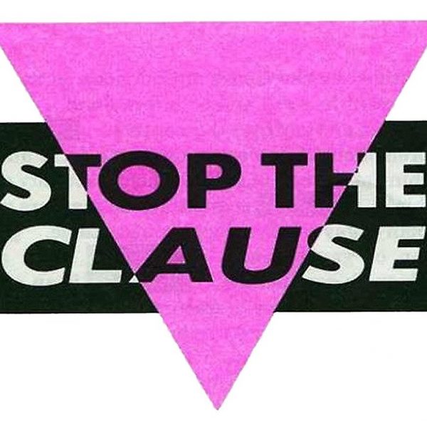 Lesbians and gays unite against Section 28